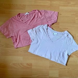 Bundle of F21 Pastel V Necks 👚
